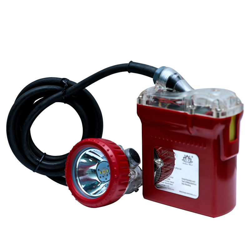 Лампа шахтерская цокольная К5-Д Бордового цвета